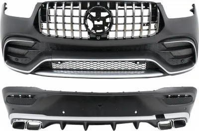 Produktbild von Bodykit für Mercedes GLE SUV Coupe C167 Sport Line 2019-06.2023 GLE 63S Design Kühlergrill.
