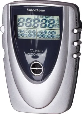 Produktbild von K&R Audio Step sprechender Schrittzähler mit Kilometerzähler und Uhr