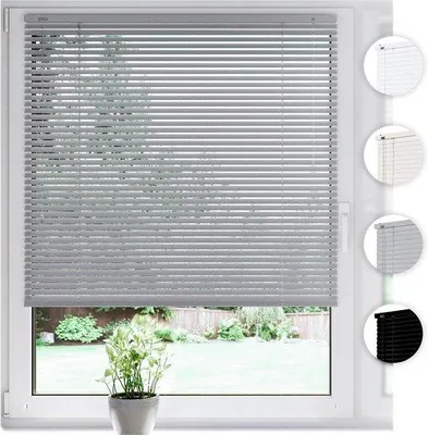 Produktbild von Aluminium-Zonwering - 70 x 220 cm - Silber
