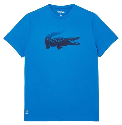 Image de Lacoste - T-shirt « Daniil Medvedev » pour homme GT14842 (S) (bleu)