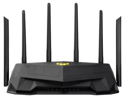 Image de ASUS TUF Gaming AX6000 (TUF-AX6000) WLAN-Router Gigabit Ethernet Dual-Band (2,4 GHz/5 GHz) Schwarz (90IG07X0-MO3C00)