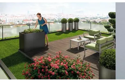 Obrázek produktu pro Vyvýšený záhon Biohort Belvedere Midi vel. 100 plechový 102 x 53 x 61 cm tmavě šedý metalický