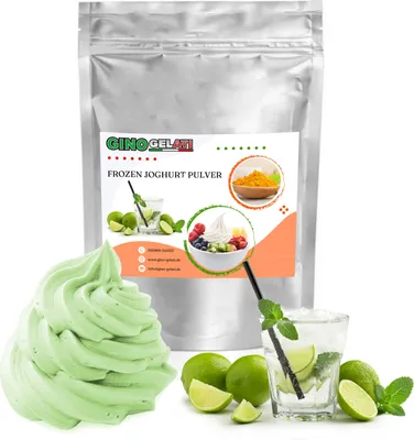 Produktbild von Limette Caipirinha Frozen Joghurt Pulver 333 g