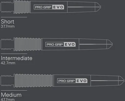 Image de Target Pro Grip EVO AL Schäfte Schwarz Medium