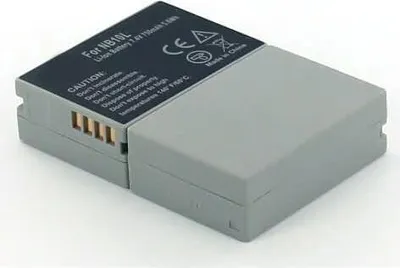 Produktbild von Akku für Canon PowerShot G16 Li-Ion 7,4 Volt 800 mAh grau.
