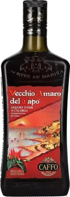Produktbild von Vecchio Amaro Del Capo Red Hot Edition Kräuterlikör, Spirituose, Alkohol, Flasche, 35 %, 700 ml, 001/APIC-8