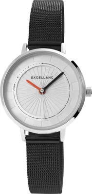 Produktbild von Excellanc Damenuhr mit Edelstahl Meshband