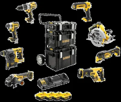 Immagine prodotto di Confezione combinata DEWALT a batteria (8 pezzi), 18V