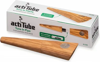Zdjęcie produktu dla ActiTube Tune In Pipe - Fajka z filtrem węglowym z drewna oliwnego