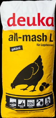 Produktbild von deuka all-mash L GEKÖRNT 25 kg