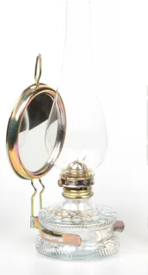 Obrázok produktu pre Petrolejová lampa zrkadlová s cylindrom 147/8"