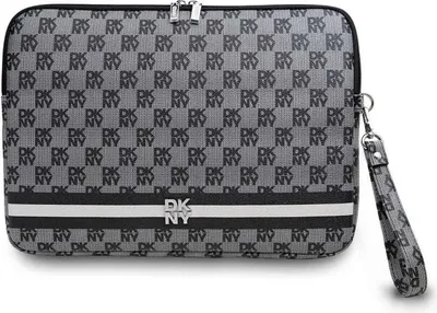 Obrázek produktu pro Dkny Sleeve Dkcs16Pvshlk 16 Czarny/Black Checkered Pattern Printed Stripes