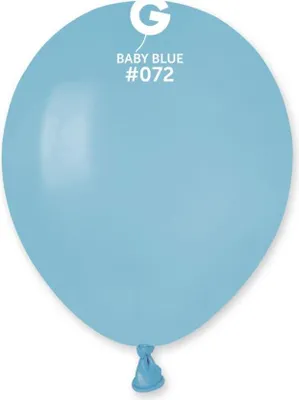 Zdjęcie produktu dla Balon lateksowy MINI - 13 cm - Jasnoniebieski - Baby blue 1 szt