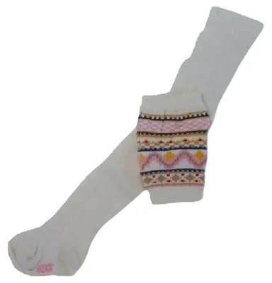 Image de MEXX - Collants bébé avec manchettes whisper white pour fille 6-9 mois