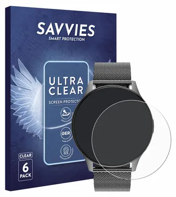Produktbild von 6x Für Dremac FV21 1.43" Schutzfolie Savvies Displayschutz Display Schutz Folie Klar Transparent