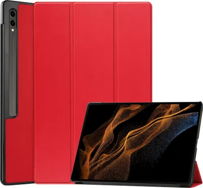 Produktbild von Bizon Case Tab Croc Samsung Galaxy Tab S10 Ultra / S9 Ultra rot