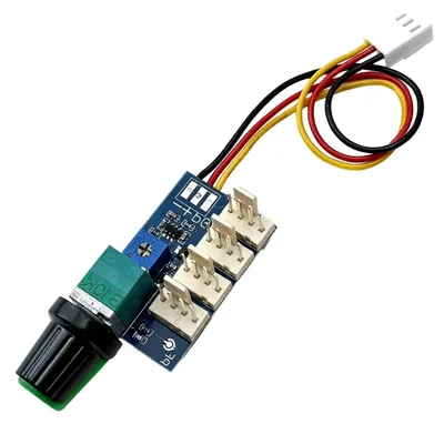 Productafbeelding van 4 Kanaals PWM Ventilator Snelheidsregelaar voor 12V PC Ventilatoren met Potentiometer