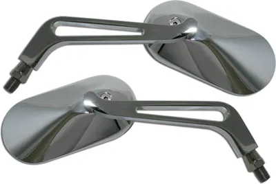 Image de HIGHSIDER smart Lenkerspiegel Chrom Oval (Paire)