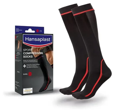 Image de Hansaplast Sport Chaussettes de compression Gr.M (1 paire)