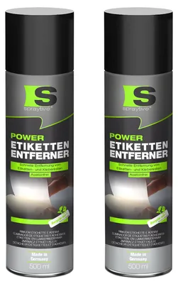 Produktbild von Spraytive 2x 500ml Power Etikettenentferner – Acetonfrei, Klebereste-Entferner & Etikettenlöser, Reiniger für Aufkleber & Markierungsfarben