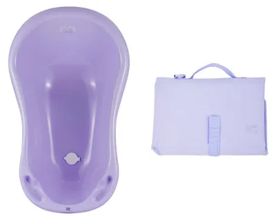 Produktbild von Hylat Baby Babywanne Rheinland , BPA-frei – ideal für Neugeborene und Kinder bis 12 Monate, mit faltbarer Wickelunterlage
