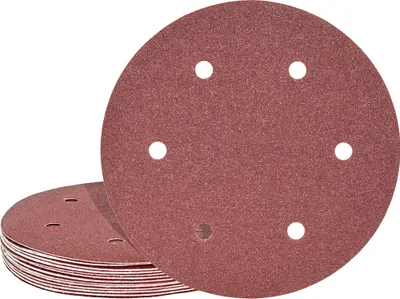 Produktbild von MioTools Fox Klett-Schleifscheiben, 225 mm, 6-Loch, f. Trockenbauschleifer, Normalkorund (10 Stk.) K16