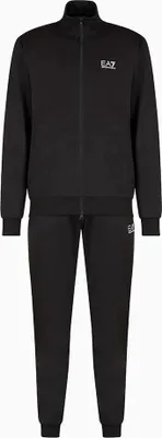 Immagine prodotto di Tuta EA7 con logo e zip, nero S