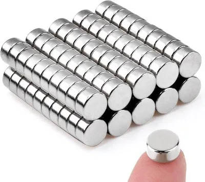 Zdjęcie produktu dla Mocne magnesy neodymowe, okrągłe, 6 x 3 mm
