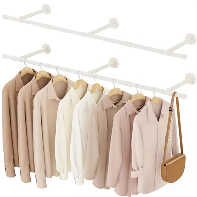 Productafbeelding van Kledingrek van robuust metaal, 150 cm, set van 2 stuks