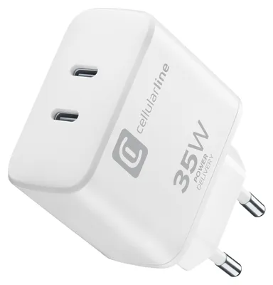 Zdjęcie produktu dla Ładowarka 220V 35W Pd 2Xtype-C Biała Apple
