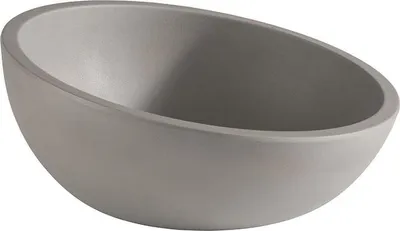 Produktbild von APS 84835 Schale ELEMENT LOOK, Ø 21,5 cm, Höhe 5,5 / 9,5 cm, Melamin, 0,7 Liter, Betonoptik