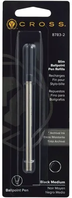 Produktbild von Cross - Ballpin Füllung Cross Slim Click M Black | Blasen Sie ein 1 Stück | 6 Stück