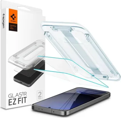 Image de Spigen Samsung Galaxy S24 FE Glas.tR EZ Fit Protection d'écran, lot de 2