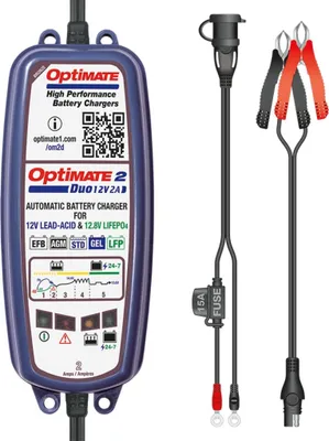 Produktbild von OPTIMATE Autobatterie Ladegerät Batterieladegerät für KFZ Motorrad TM550