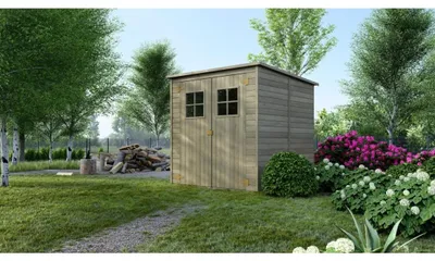 Produktbild von Gartenhaus, Gerätehaus 3.42m2 - 1.9x1.8m - Imprägniert