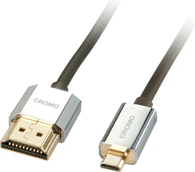 Produktbild von LINDY HDMI High Speed Kabel an Micro HDMI CROMO Slim 2m