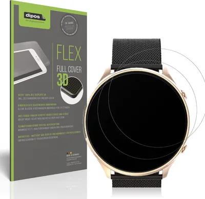 Produktbild von 2x Full Cover Schutzfolie matt für AIMIUVEI G52 Smartwatch Panzerfolie Anti-Shock