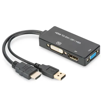 Obrázek produktu pro DIGITUS HDMI 3in1 Adapter / Konverter