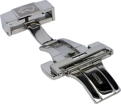 Produktbild von Jaguar Faltschließe mit Drückern Edelstahl 20mm silbern für J661 J663