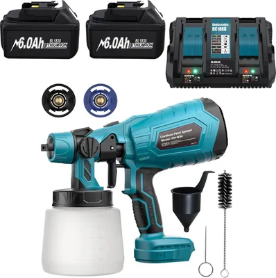 Obrázok produktu pre Akumulátorový postrekovač farby, vysoká kapacita, viacero možností balenia, SET5, 18V-d