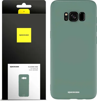 Image de Coque en silicone SPACECASE Coque en silicone pour Galaxy S8 Vert
