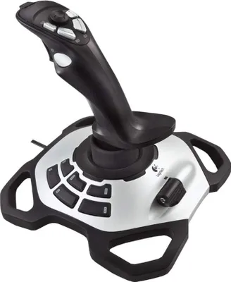 Produktbild von Logitech G Extreme 3D Pro Joystick mit Programmierbaren Tasten und Rudersteuerun