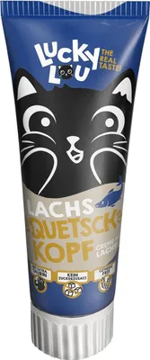 Produktbild von Lucky Lou QUETSCHKÖPFE – Cremiger Katzensnack, getreidefrei & zuckerfrei, vitaminreiche Katzenleckerlis in wiederverschließbarer Tube 100g Schleckpaste