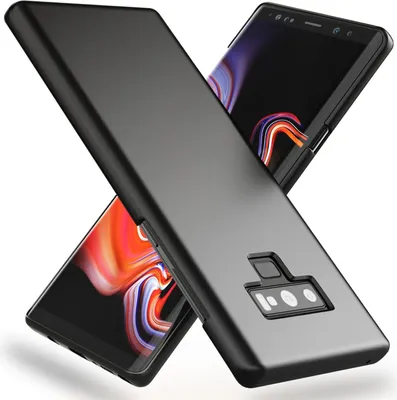 Obrázok produktu pre NALIA Puzdro na mobilný telefón pre Samsung Galaxy Note 9, tenký tvrdý kryt Ochranný kryt Black