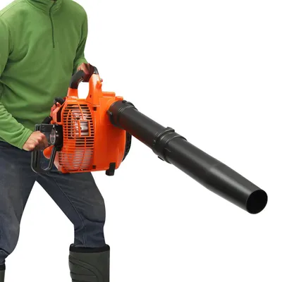 Produktbild von Benzin-Laubbläser - Handgehaltener Rucksack-Laubbläser - 7000 U/min - 1,2-l-Tank - Gartenreinigung - Schneeräumung - Straßenreinigung - Rot