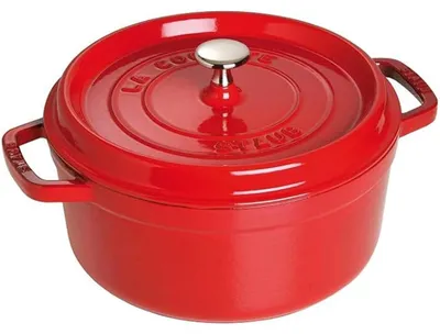 Zdjęcie produktu dla Patelnia żeliwna Gusseisen, średnica 26 cm, kolor: wiśnia