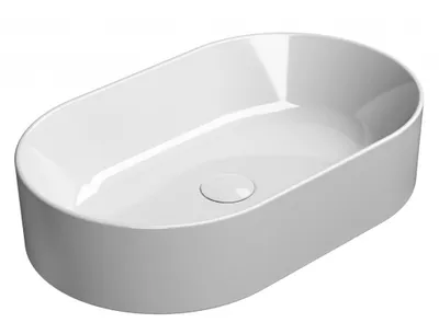 Zdjęcie produktu dla Sapho GSI Kube X - Umywalka nablatowa, 60x37 cm, bez przelewu, ExtraGlaze, biała 945811