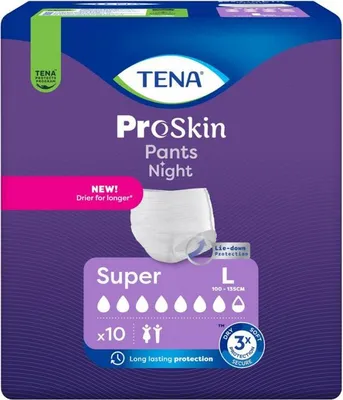 Image de Tena Proskin Pants Night Super Large - 4 paquets de 10 protections