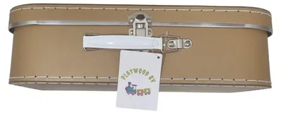 Immagine prodotto di Set di valigie in cartone Playwood marrone - valigia giocattolo 3 pezzi