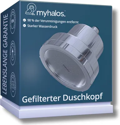 Produktbild von Duschfilter, hartes Wasser und Chlor, Chrom, für Badezimmer